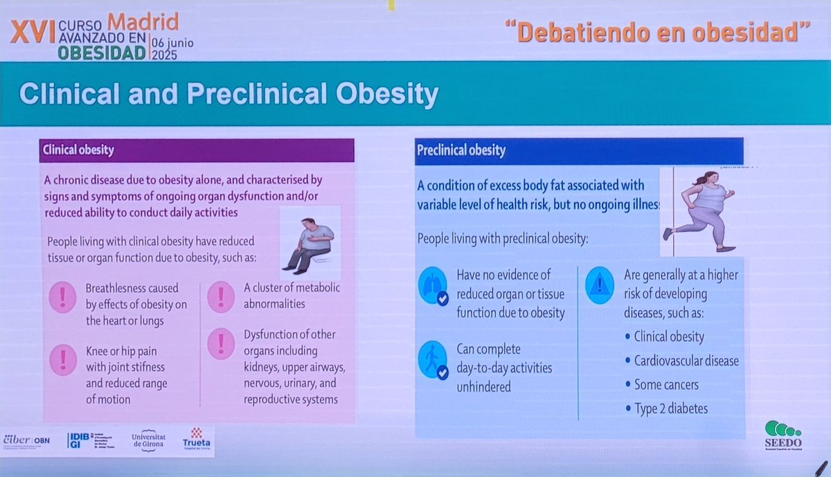 #obesidad clínica y preclinica....¿Existe? 
Gracias <a href="/SociedadSeedo/">SEEDO</a> Pep Vidal José Manuel Fdez del Real