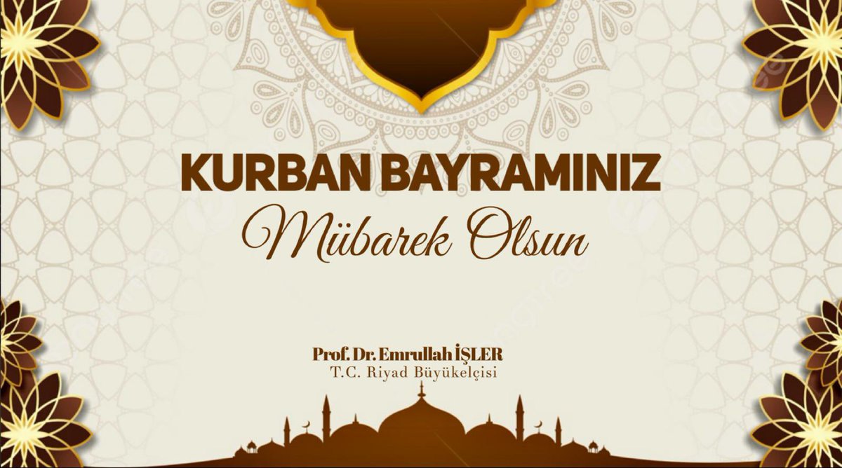 Kurban Bayramınızı en içten dileklerimle tebrik ediyor, tüm İslam aleminin; sağlık, afiyet, huzur ve barış içinde olduğu nice bayramlara kavuşmamızı Cenab-ı Allah’tan niyaz ediyorum.