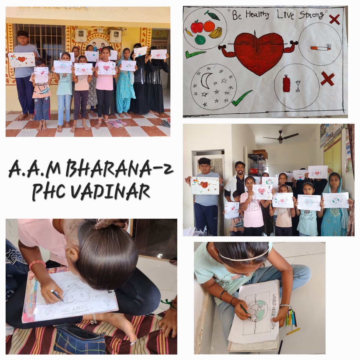 A.A.M BHARANA-2 PHC VADINAR  DROWNING ACTIVITY AT A.A.M BHARANA-2