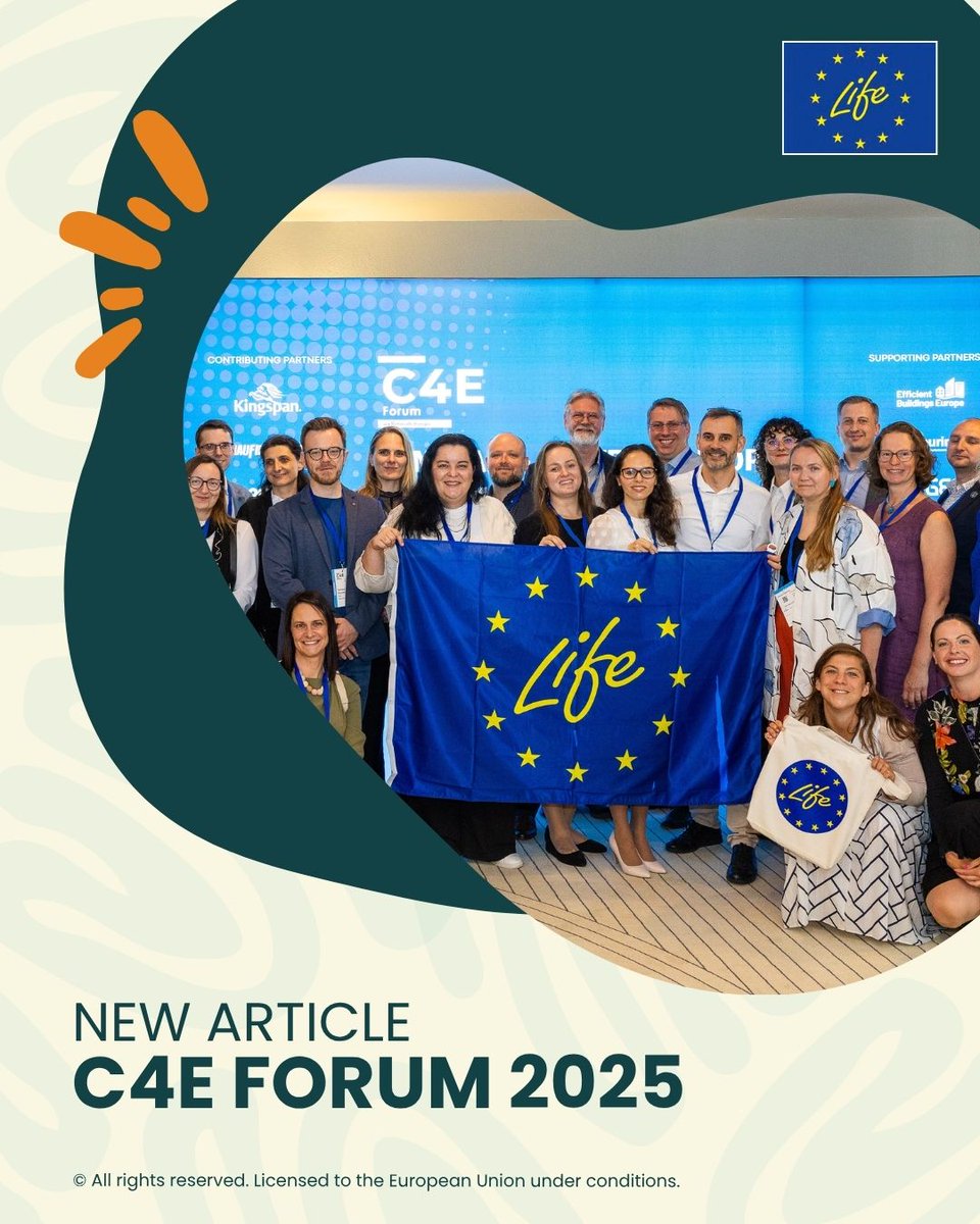 Building a greener future starts at home🔋

Over 20 #LIFEProjects joined #C4EForum2025 🇭🇷 to show how energy-smart buildings can cut bills, reduce emissions &amp; boost Europe’s energy independence 🏠💡🌍

🔗 Read more: europa.eu/!GRCtQx

#LIFEProgramme #CleanEnergy