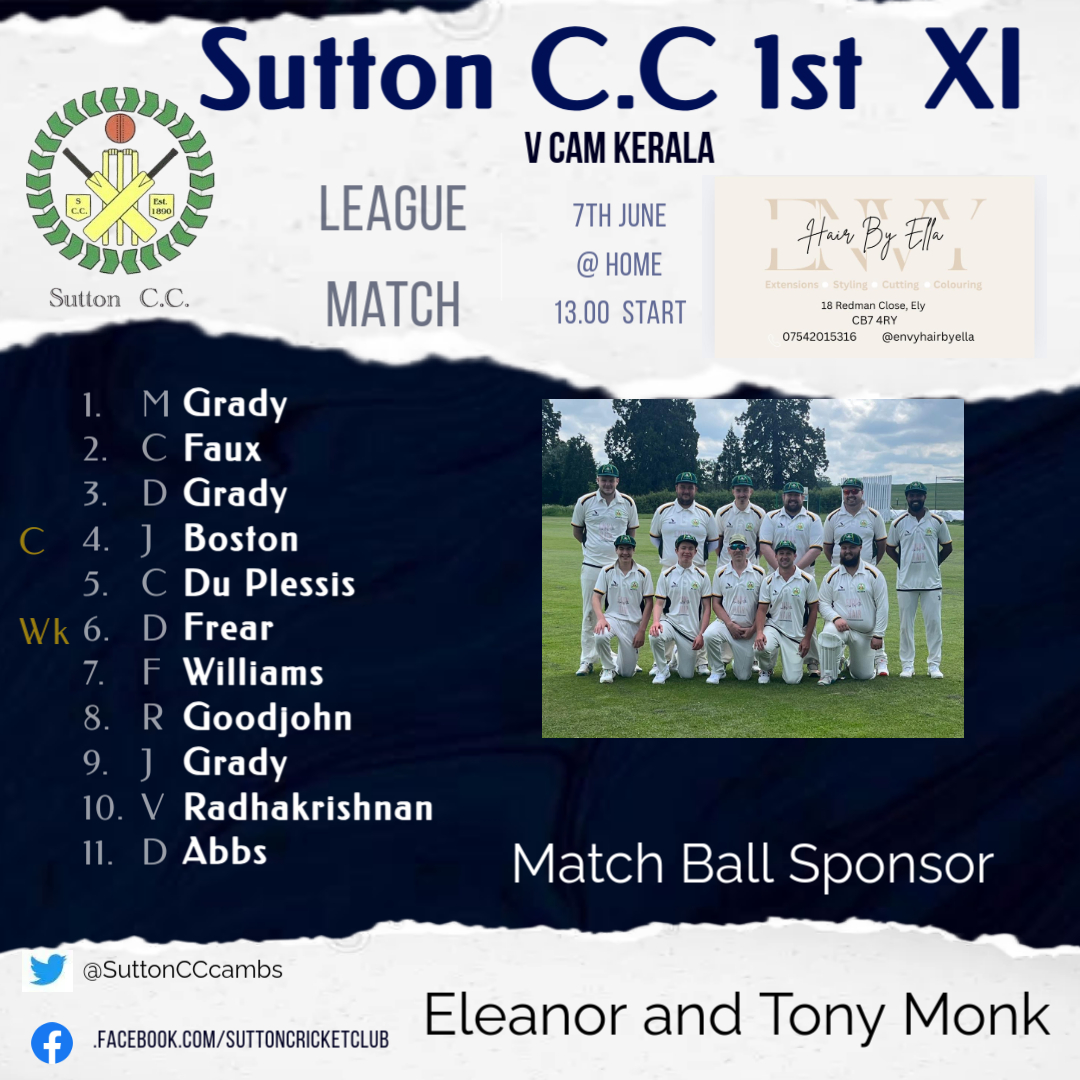 Sutton CC tweet media