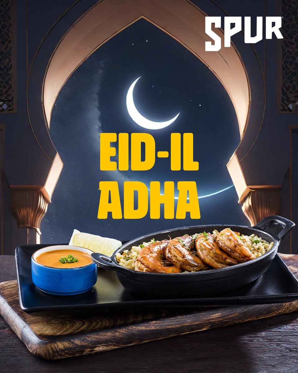 Eid Mubarak from Spur! 🌙

Celebrate the season with family, joy, and your favourite Spur meals. 🍽️🔥

#EidMubarak2025 #SpurNigeria #TasteTheJoy