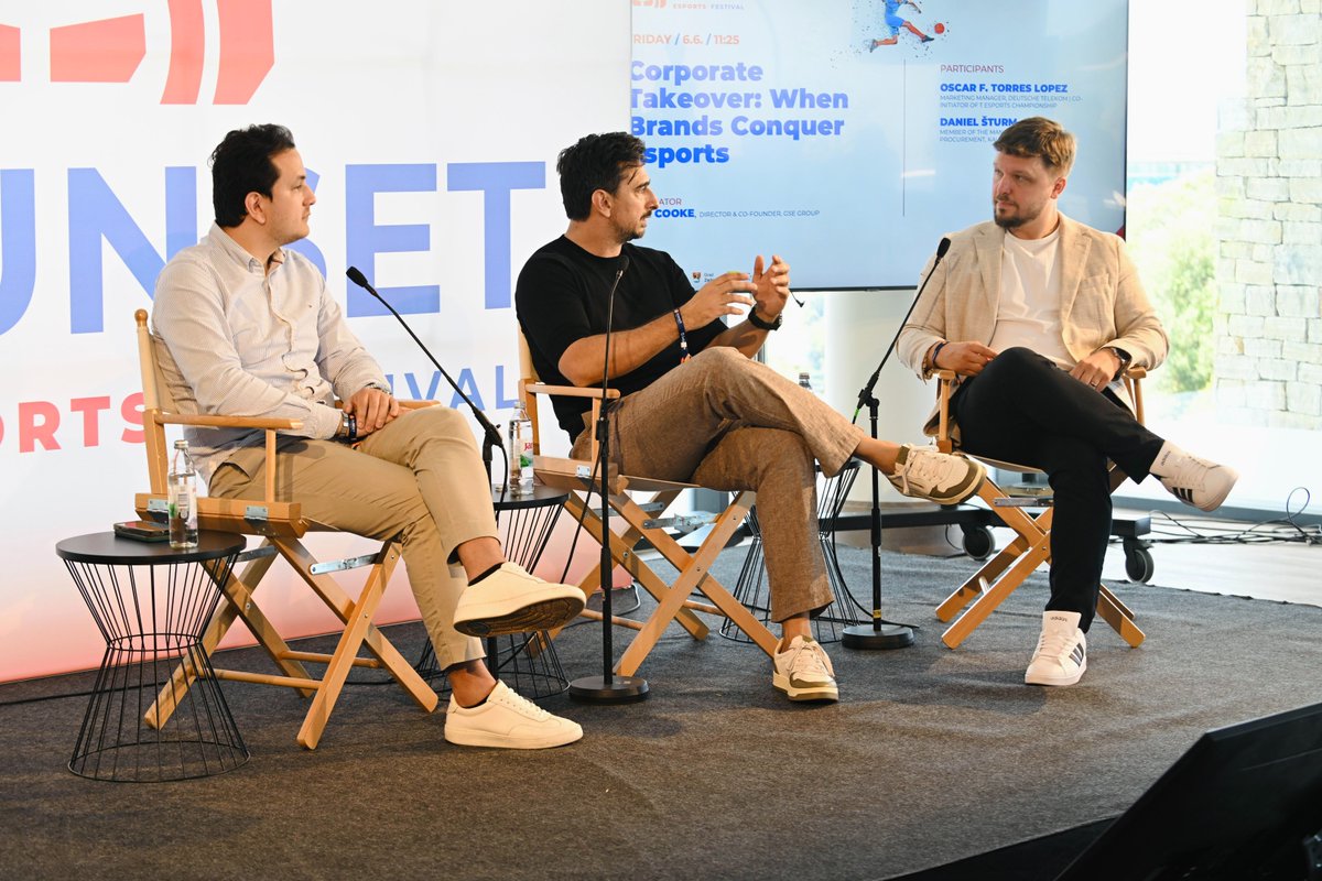 Corporate Takeover: When Brands Conquer Esports 💼

Oscar F. Torres Lopez (Deutsche Telekom) and Daniel Šturm (Kaufland Hrvatska) joined moderator Sam Cooke to explore how global brands are making their mark on esports with purpose and long-term strategy. 🤝
