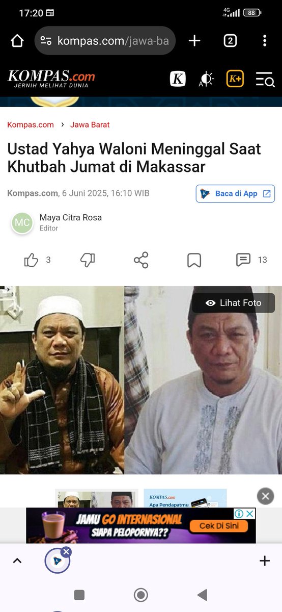 Akhirnya koit juga 
Mualap trus jelek2in agama sebelumnya 
Akhirnya kena instant karma 
langsung dicabut lisensi idupnya aja yg diatas 😂