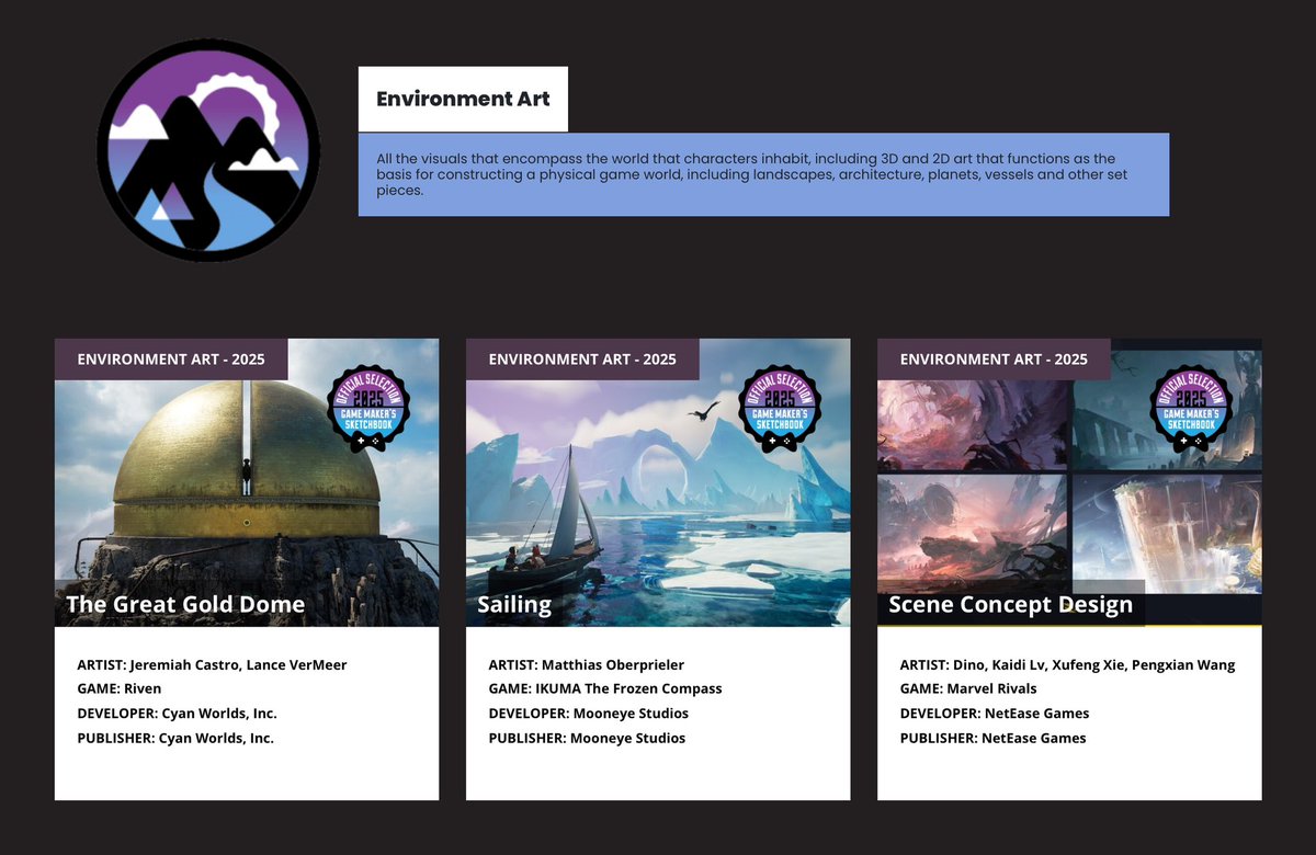 IKUMA is one of the winners in the Environment Art category for the Game Maker's Sketchbook!✨

So happy to be listed alongside those beautifully crafted games and artworks! 🥰❤️ 

(Also big applause to our 3D artist for creating all those stunning worlds you've seen in Lost