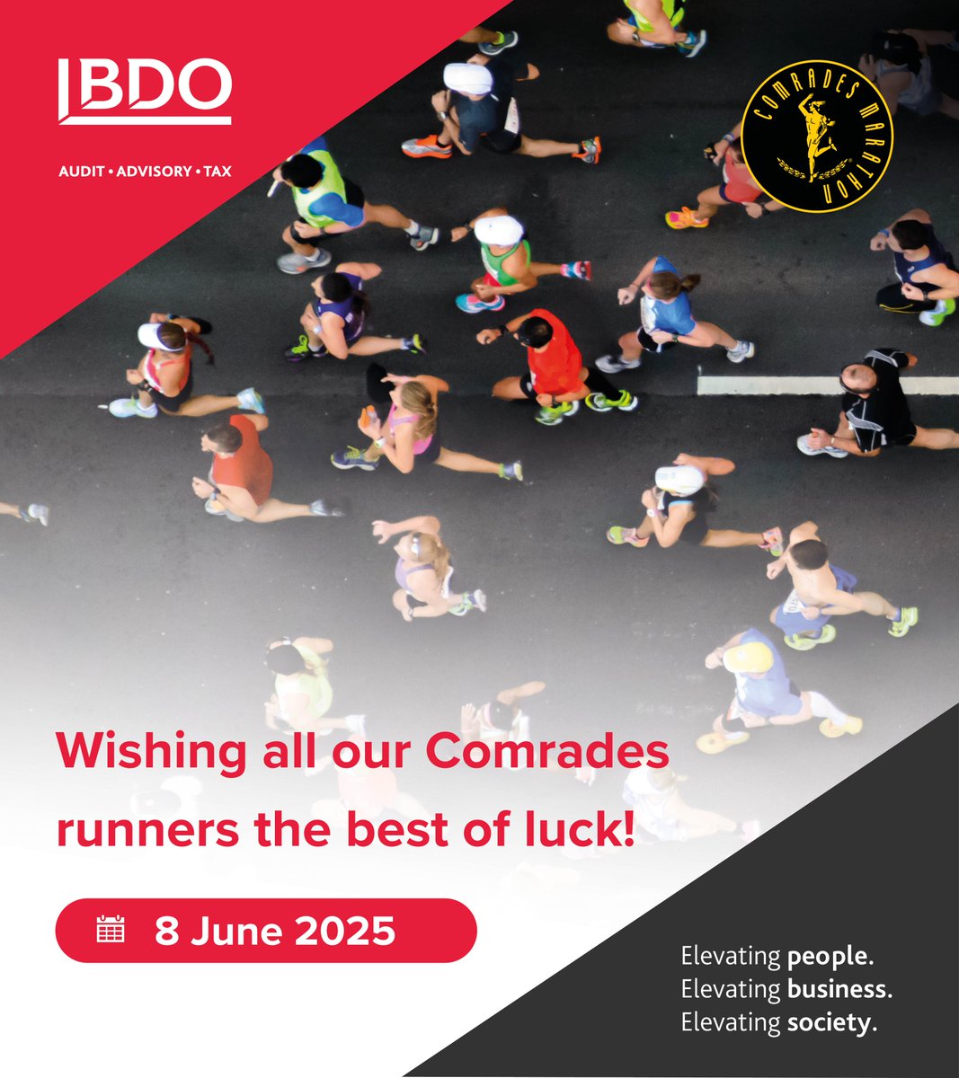Wishing all our Comrades runners the best of luck today! The 98th Comrades Marathon kicks off in Pietermaritzburg and ends 89.98km later in Durban – a test of true endurance and heart.

To every athlete taking on the challenge: we’re cheering you on every step of the way.