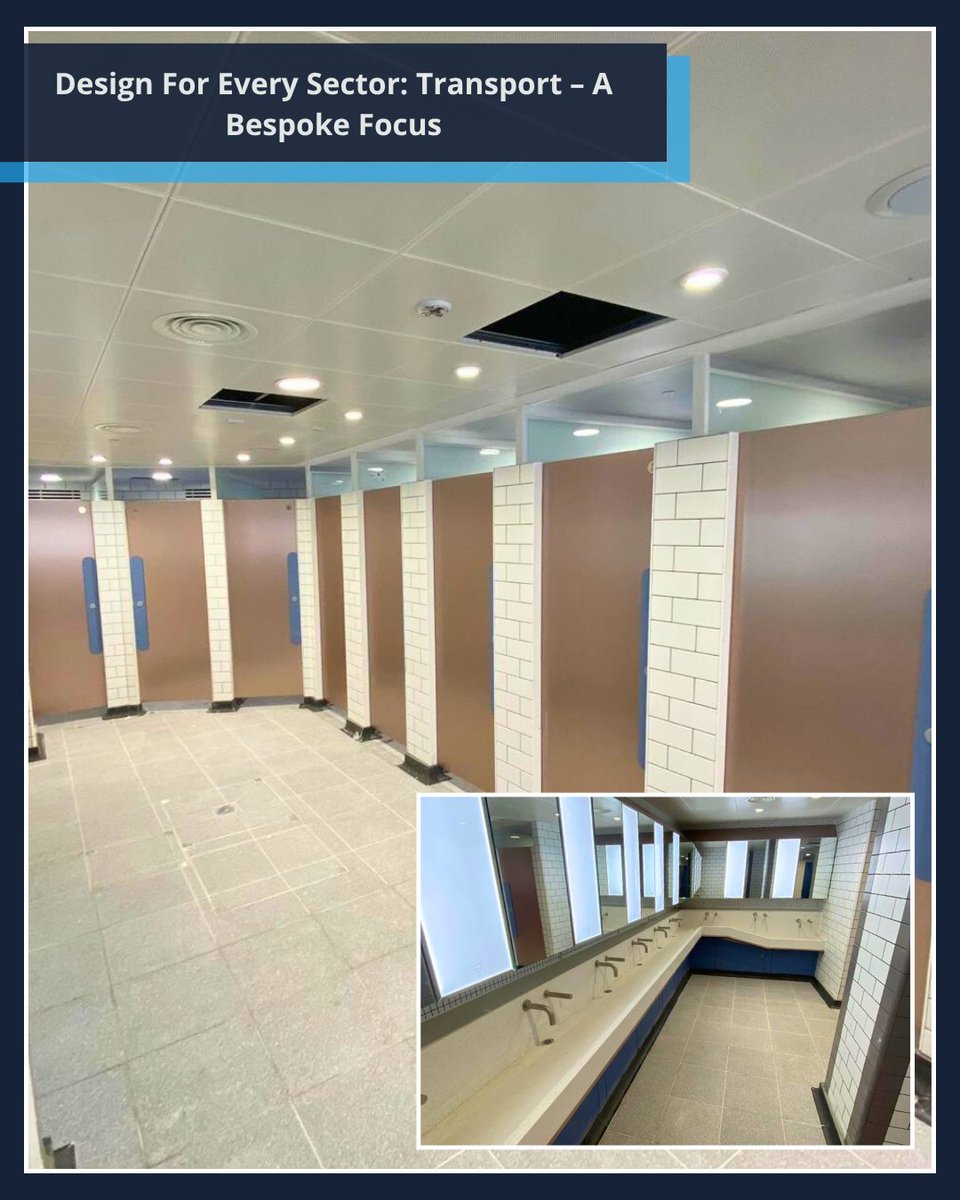 washroom_tweets's tweet image. Spotlight on Transport: Bespoke at Waterloo Station 🚉

Custom cubicles in Arpa Fenix Rose Gold
✨ Tiled pilasters, quartz Corian washtroughs
💡 LED-lit Tego mirrors
💎 Durable, luxurious, and built for high traffic

#DesignForEverySector #WaterlooStation   #PublicSpaceDesign