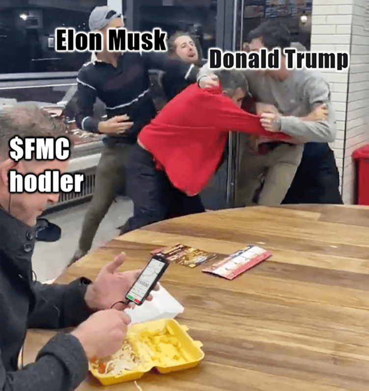 FMCPay's tweet photo. 😴 When the market goes full rampage with Musk &amp; Trump’s WWE…
#FMCChillin #WeAintDrop #Fimarkcoin https://t.co/YFNp42GM0m