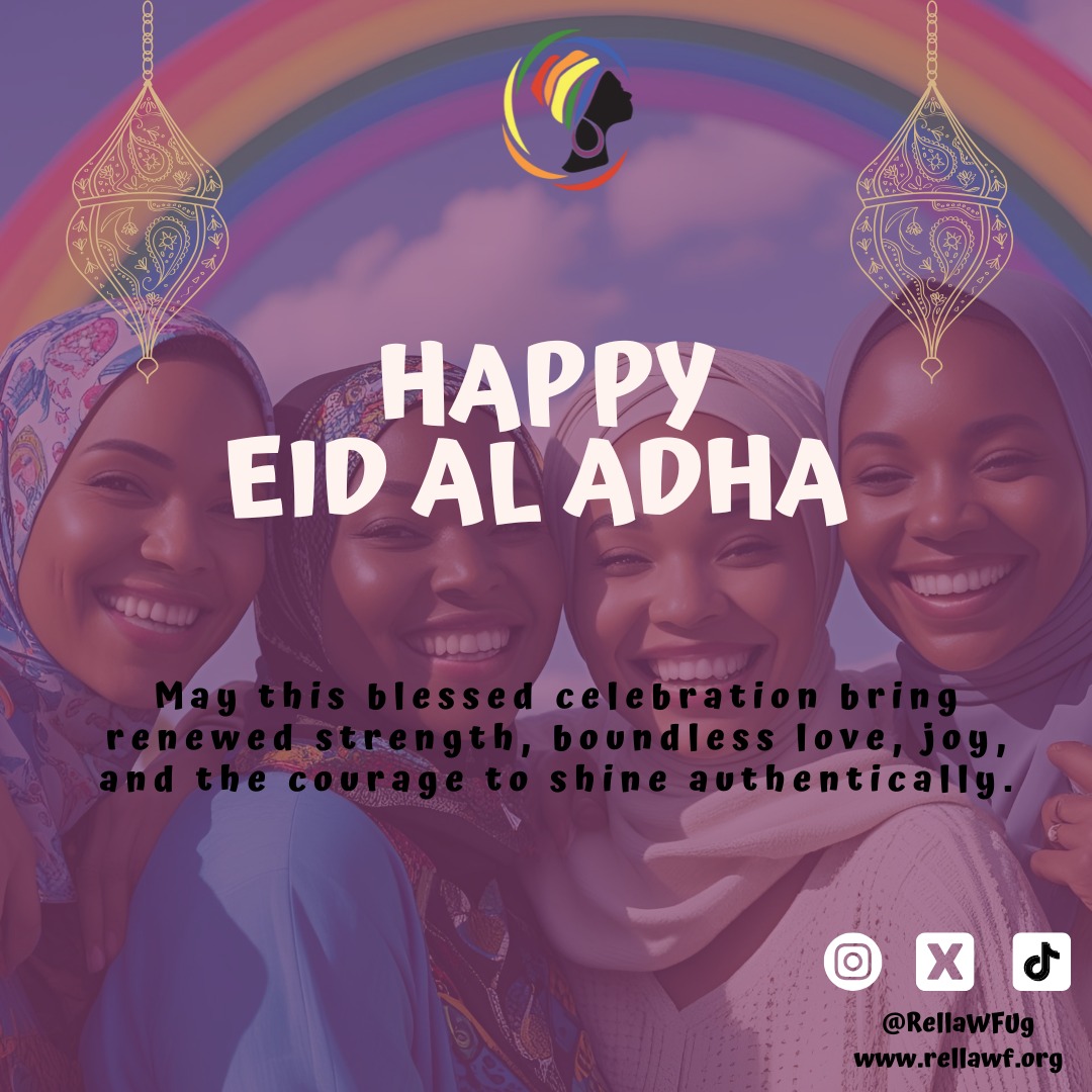 Eid Mubarak to all our LBQ siblings celebrating today! 🌙✨ This sacred time reminds us that love, authenticity, and community are our greatest blessings. May your tables be full, your hearts be light, and your spirits be unbreakable. 
#RellaWF
