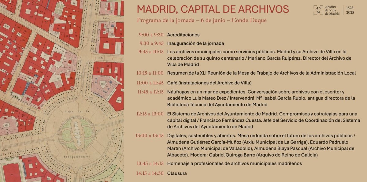gamm_archiveros's tweet photo. Una conversación sobre archivos de la mano de Luis Mateo Díez e Isabel García Rubio. JORNADA MADRID CAPITAL DE ARCHIVOS.  #500AVM https://t.co/5rXaFblyMu