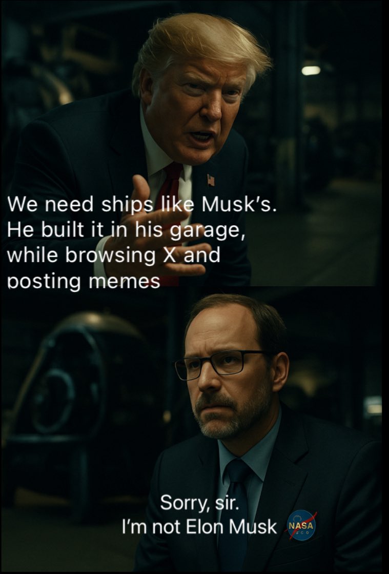 Forget funding.
Elon Musk shipped Dragon
while shitposting on X