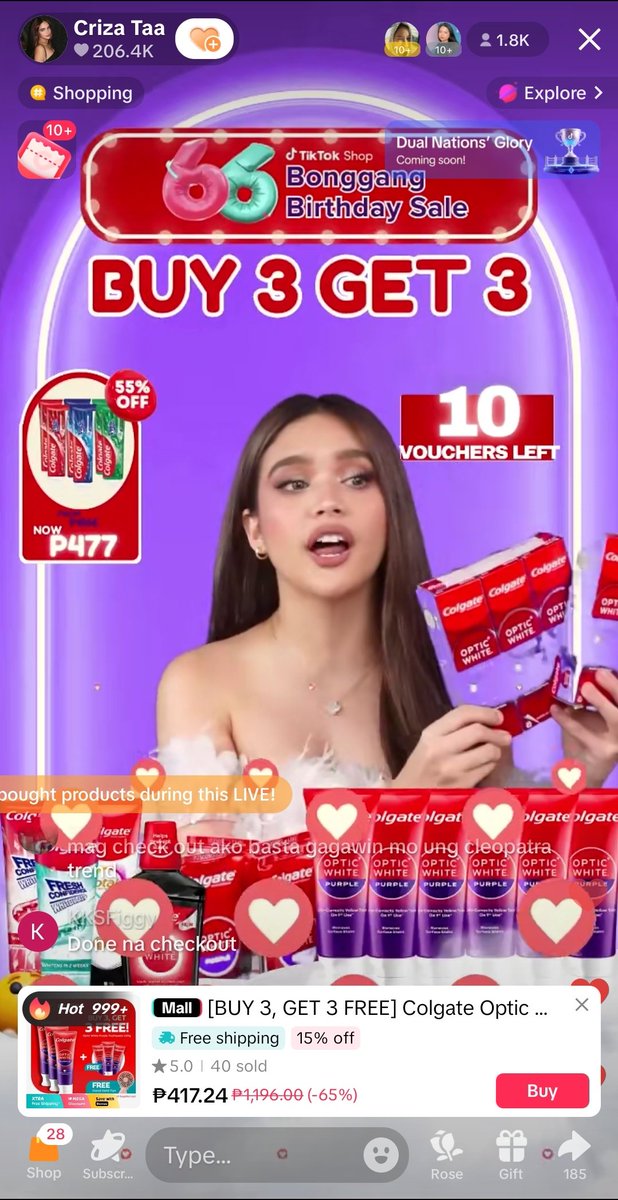 Support Criza's live. Magpabudol na ❤️ daming viewers! <a href="/mscrizataa/">críza</a>