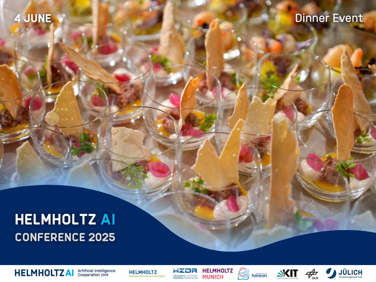 helmholtz_ai's tweet image. Knowledge exchange meets meaningful connection - and few venues spark conversation like this one.
The last evening of #HAICON25 was at the BBBank Wildpark VIP Lounge with dinner, dialogue, and a big reveal:
📍HAICON26 → Munich, June 2026!
Thanks to everyone who made it special