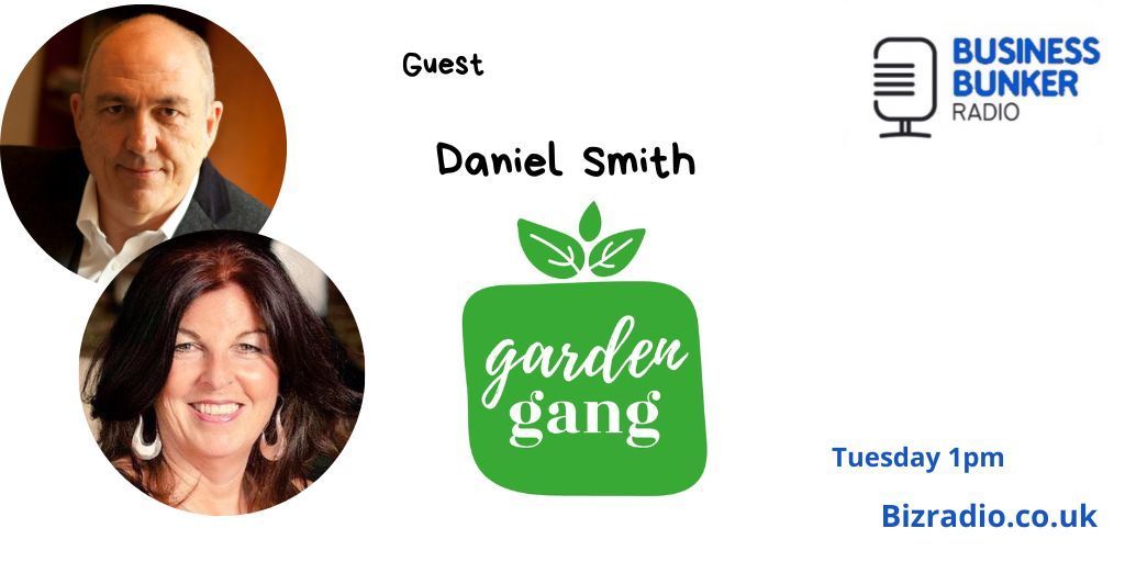 With Paul &amp; <a href="/julesserkin/">jules serkin</a> on the next #BBunker Radio Show our guest is

Daniel Smith of Garden Gang

All the details here bizradio.co.uk