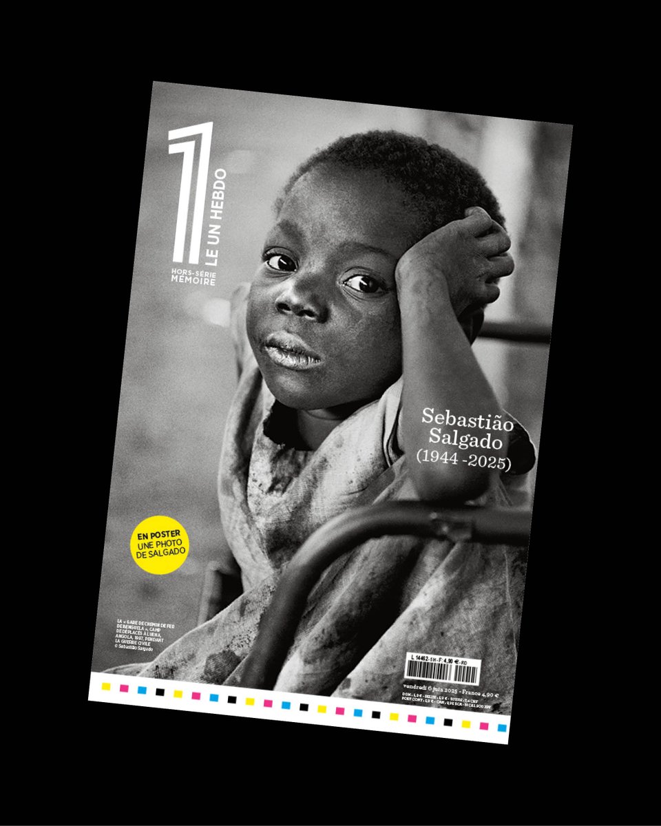 Nouveau #hors-série consacré à #SebastiãoSalgado 📸 
👉 Dépliez ce numéro en un grand poster d'une photo du photographe brésilien.

🗞️ Numéro disponible en kiosque et sur notre boutique en ligne
boutique.le1hebdo.fr/common/product…