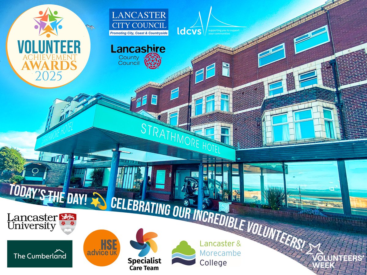 Lancaster District CVS (@lancastercvs) on Twitter photo Tonight we celebrate the volunteers who lift up our communities 💛 Join us at The Strathmore, Morecambe for the Volunteer Achievement Awards 2025 – recognising the heart, impact & dedication of our local heroes. #VolunteerAwards2025 #LancasterVolunteers <a href="/pauljebb1/">Prof Paul 💙RN MA OStJ Prof of Practice</a> <a href="/AliRichards15/">Ali Richards (also on blue sky)</a> Tonight we celebrate the volunteers who lift up our communities 💛 Join us at The Strathmore, Morecambe for the Volunteer Achievement Awards 2025 – recognising the heart, impact & dedication of our local heroes. #VolunteerAwards2025 #LancasterVolunteers <a href="/pauljebb1/">Prof Paul 💙RN MA OStJ Prof of Practice</a> <a href="/AliRichards15/">Ali Richards (also on blue sky)</a>