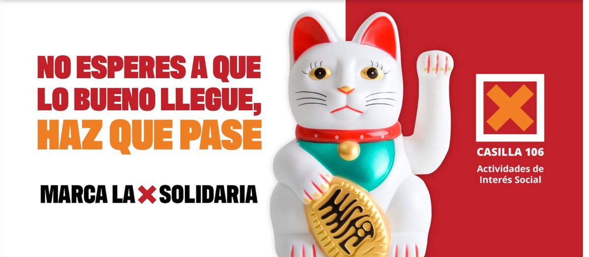 ✅ Aún estás a tiempo de hacer que las cosas buenas pasen.
Marca la "X Solidaria" en tu declaración de la renta y apoya a quienes más lo necesitan.
💛 No te cuesta nada y cambia muchas vidas.
📊 Solo el 52% la marca... ¿y tú?
#XSolidaria #ASPANPAL #MarcaLaX