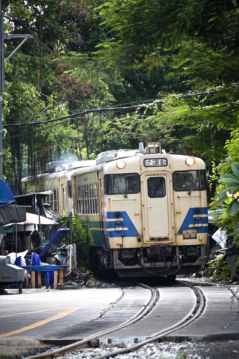 Kiha 40 first test run in Thailand!🇹🇭 

キハ40 521+523