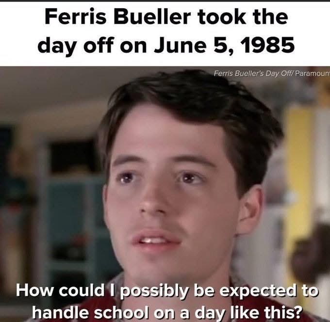 It was the perfect day to duck out! 😅