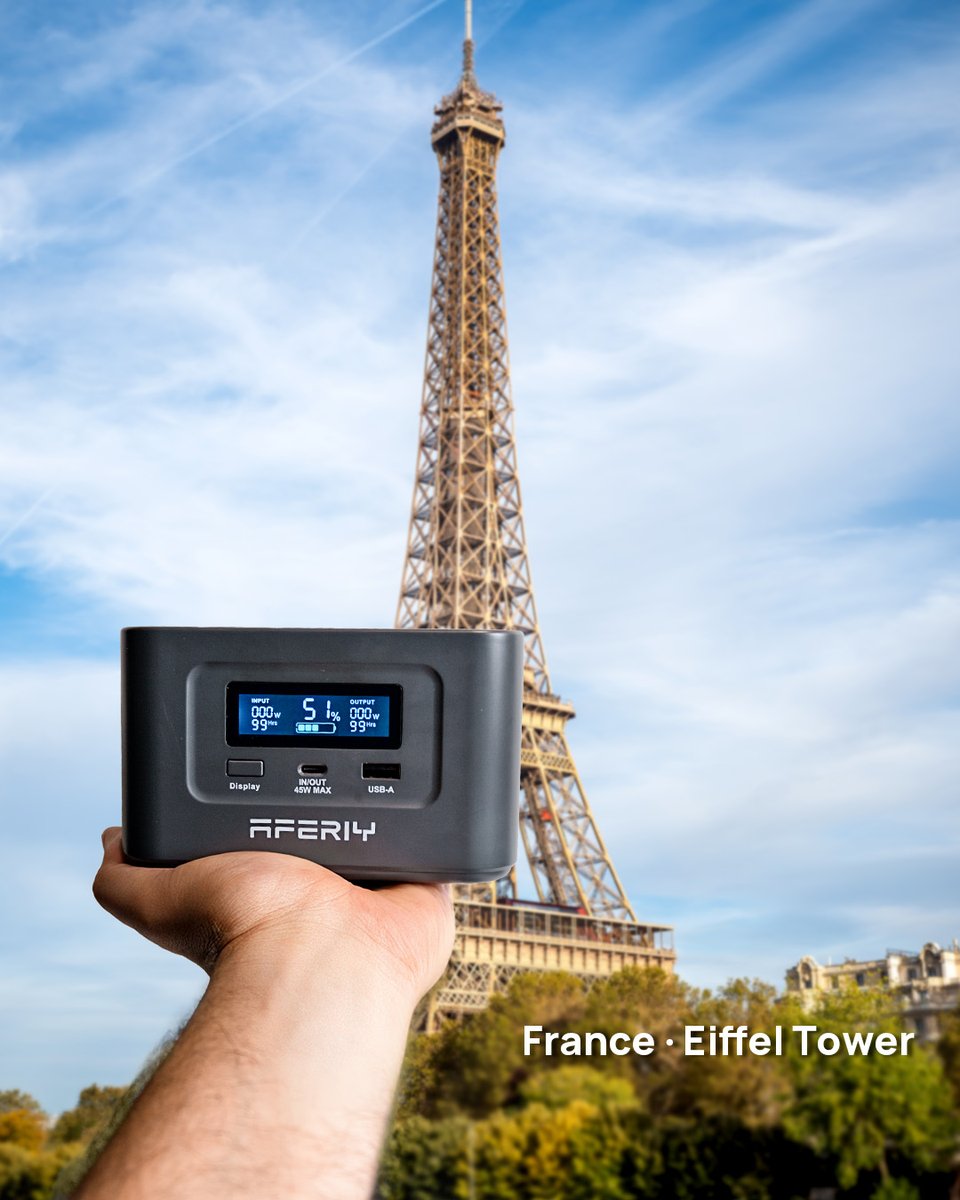 AferiyOfficial's tweet image. L’AFERIY Nano100 : petit mais puissant ⚡
🔋 99,2Wh | 145W
🔌 USB-C 100W rétractable
Alimente 3 appareils, où que vous soyez 🌍
#aferiy #aferiynano100 #technomade #energieportable