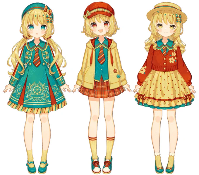 オリジナルLive2Dモデルも販売してます。お衣装デザイン楽しい #魂募集中