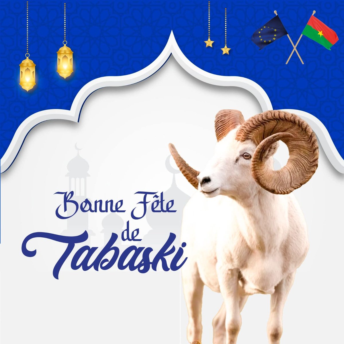 Bonne fête de Tabaski à toute la communauté musulmane du Burkina Faso.

#DUEBurkina 
#lwili