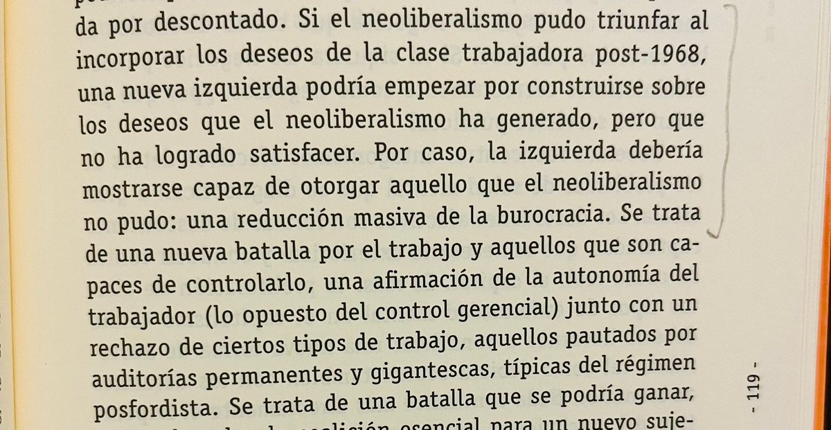 Mark Fisherren hau tatuatuta egon beharko luke ezkerrekoak izan nahi duten alderdi guztien programetan.