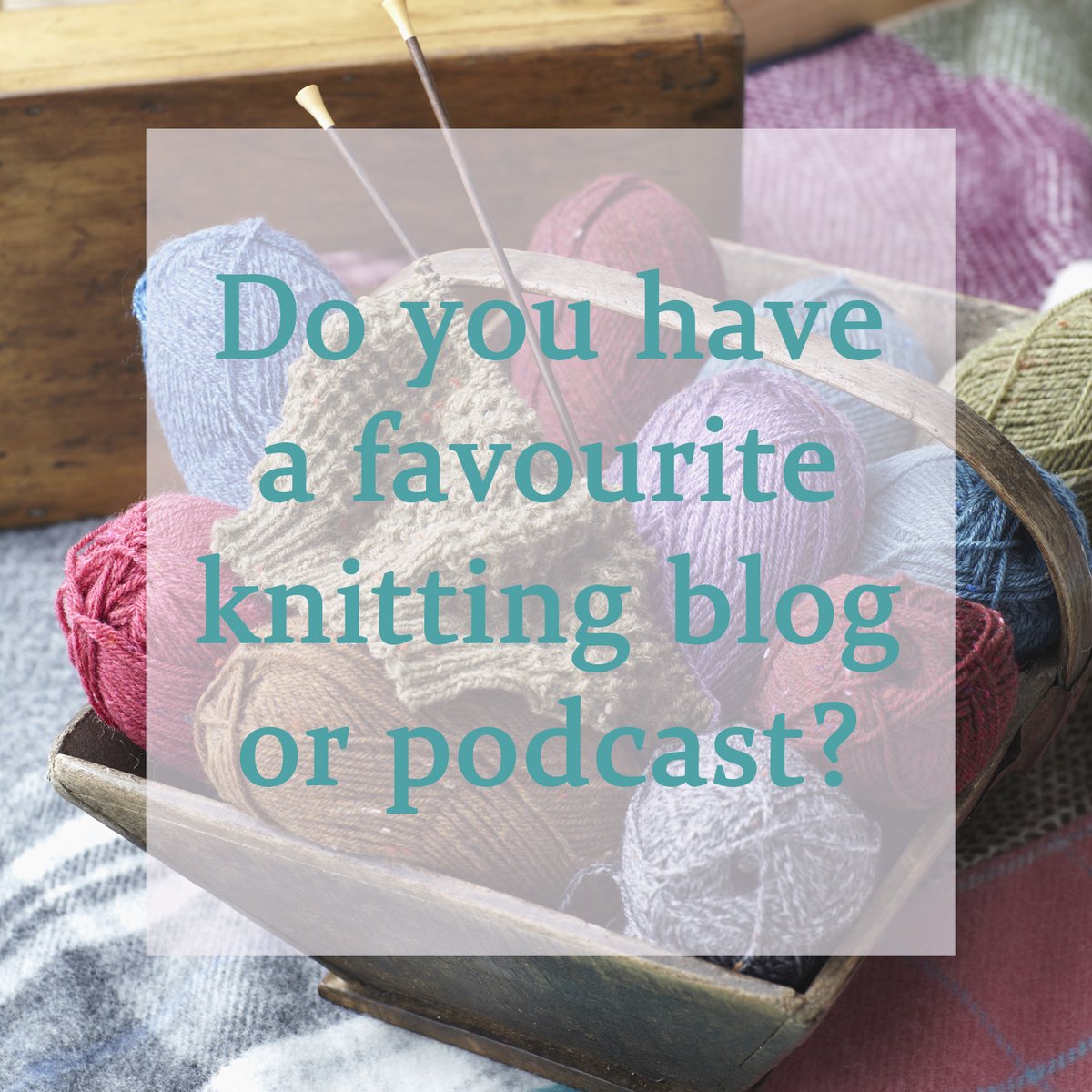 Give us some entertainment ideas for the weekend -especially podcasts we can knit/crochet along to.