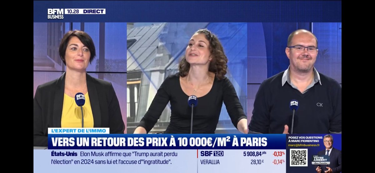 Merci <a href="/MarieCoeurderoy/">Marie Coeurderoy</a> pour l’invitation sur <a href="/bfmbusiness/">BFM Business</a> pour parler : taux, MaPrimeRenov’ et bien sûr logement neuf ! 

Ravie d’avoir partagé ce débat avec
 <a href="/GuillaumeErrard/">Guillaume Errard</a>, mon confrère du <a href="/Le_Figaro/">Le Figaro</a> !

Replay ici : bfmtv.com/economie/repla…