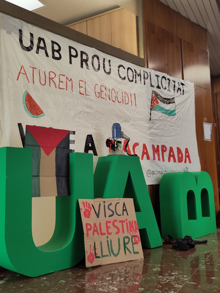 Acampada per Palestina UAB tweet media