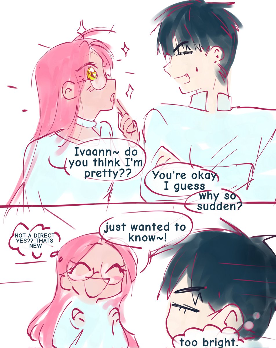 So their friendship went kinda like