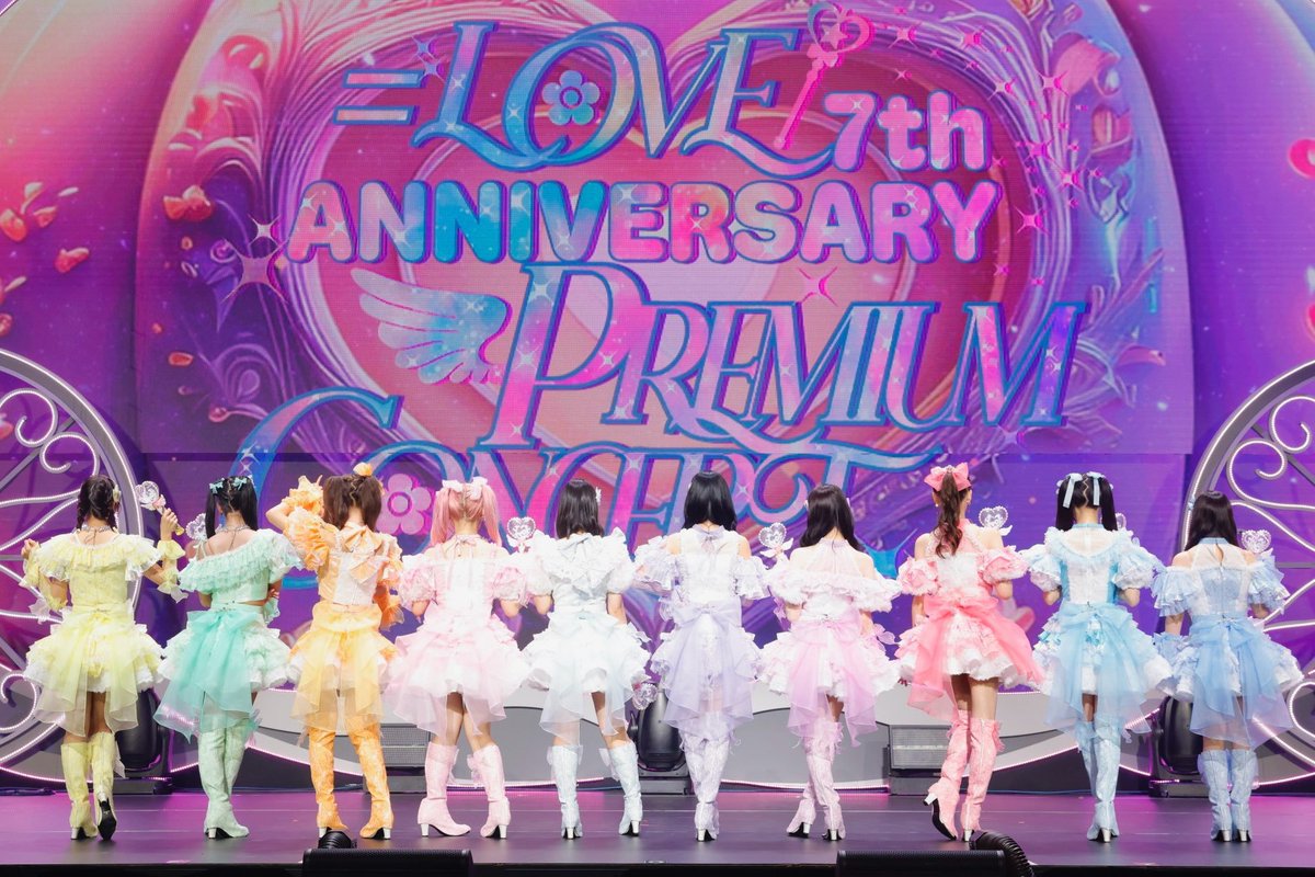 stylebyidol's tweet photo. =LOVE member color costumes for their =LOVE 7th ANNIVERSARY PREMIUM CONCERT https://t.co/jkWSodxqpP