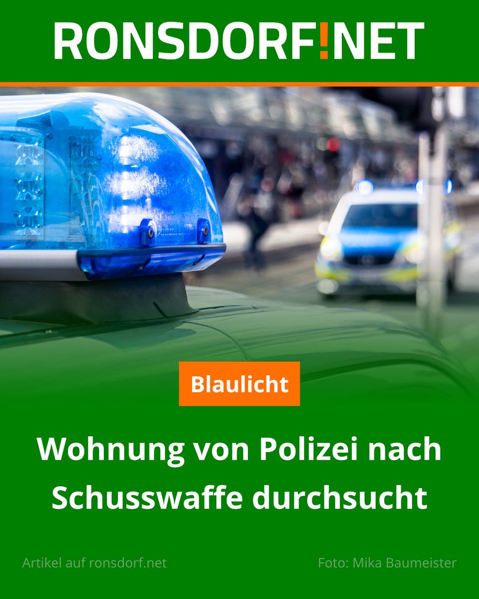 Auf der Suche nach einer Waffe wurde die Polizei am Freitagmorgen in einer Wohnung an der Erbschlöer Straße fündig...

Zum Artikel geht es hier:
ronsdorf.link/nfl9c

#Wuppertal #Ronsdorf #Hochbarmen #Polizei #Staatsanwaltschaft #Waffe #Schusswaffe #Wohnungsdurchsuchung