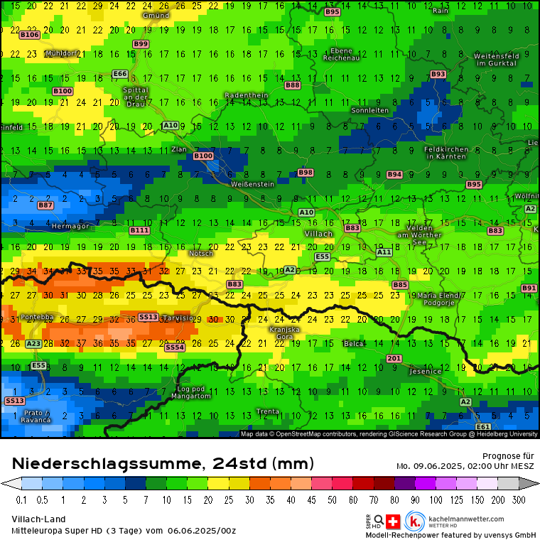 WWien10's tweet photo. Am #Pfingstsonntag rauscht eine #Kaltfront herein und bringt #Regen sowie auch #Gewitter. Der genaue Zeitpunkt noch ungewiss. #SuperHD zögert den Frontdurchgang auf späteren Nachmittag hinaus, andere Modelle bereits zur Mittagszeit. NS noch unsicher, könnten um 15 mm werden. https://t.co/XCIVDXFMAi