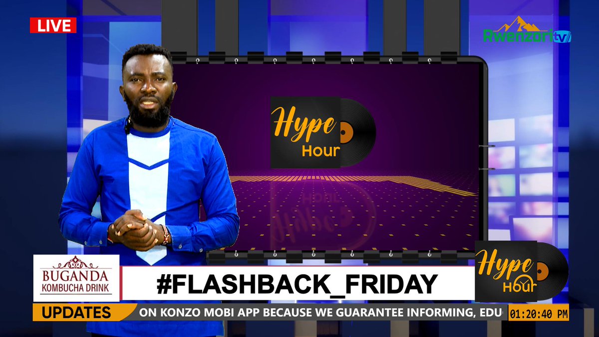rwenzoritv1's tweet photo. On-Air
#hypehourshow
It's Flashback Friday 🎶 Join the fun and request your favorite nostalgic tracks. Be your own DJ and let the music take you back. What song do you want to hear? 🎤
#FlashbackFriday #MusicMemories #RequestNow #TGIF https://t.co/n99yF0528y