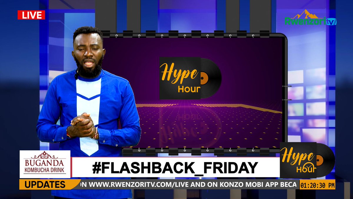rwenzoritv1's tweet photo. On-Air
#hypehourshow
It's Flashback Friday 🎶 Join the fun and request your favorite nostalgic tracks. Be your own DJ and let the music take you back. What song do you want to hear? 🎤
#FlashbackFriday #MusicMemories #RequestNow #TGIF https://t.co/n99yF0528y