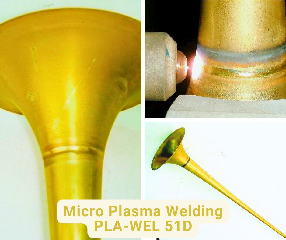 CorpTaiwan's tweet photo. Perfect Brass Joins = Perfect Tone

Brass is the heart of world-class instruments—trumpets, trombones, bells—but welding it? That’s a serious challenge. Zinc loss. Defects. Tone distortion.
Our PLA-WEL plasma welding systems deliver:
✅ Perfect arc
✅ Gas control
✅ Seamless tone https://t.co/HvVEifVTQU
