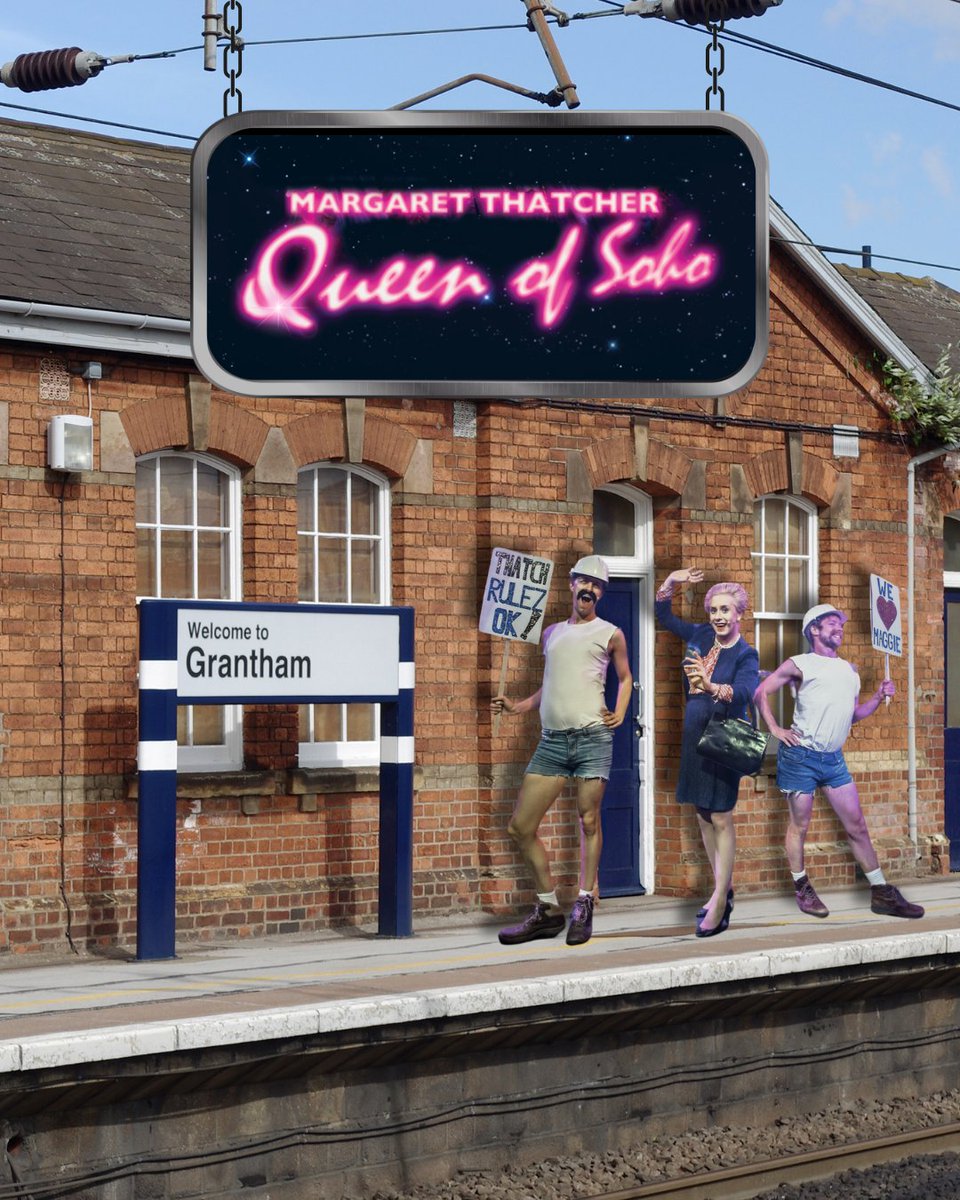 The Queen of Soho is coming home!

For one night only, to celebrate 100 years since her birth, Margaret Thatcher will be returning to Grantham! You can catch the show at the Guildhall Arts Centre on 13 Oct!

Want to join the party? Get tickets now at sohothatcher.com! 🎂