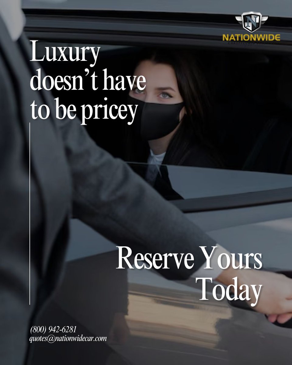 nationwidecar20's tweet image. Go where you want, when you want. 🕒🚖
📞(800) 942-6281 | ✉️ quotes@nationwidecar.com
Visit: bit.ly/3OfxaKz
 #CheapLimoService #InexpensiveLimoService #HourlyCarService #HourlyCarServices #AffordableHourlyCarService #AffordableHourlyCarServices #OneHourLimoRental