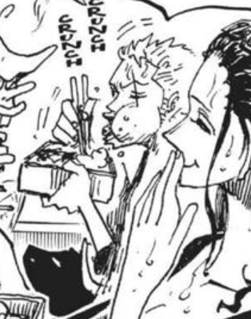 cicadaaas's tweet photo. love that zoro calls sanji shit cook yet this is him whenever he's eating sanji's meals https://t.co/Hz9K9opm8Z