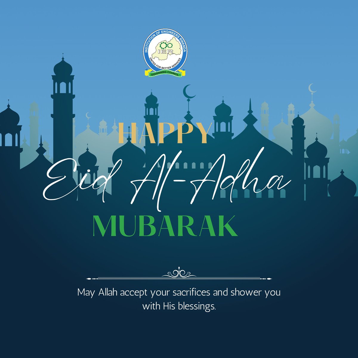 🌙Eid Mubarak to our Muslim community! May this day bring peace,joy,and unity.

#EidMubarak2025 #IER