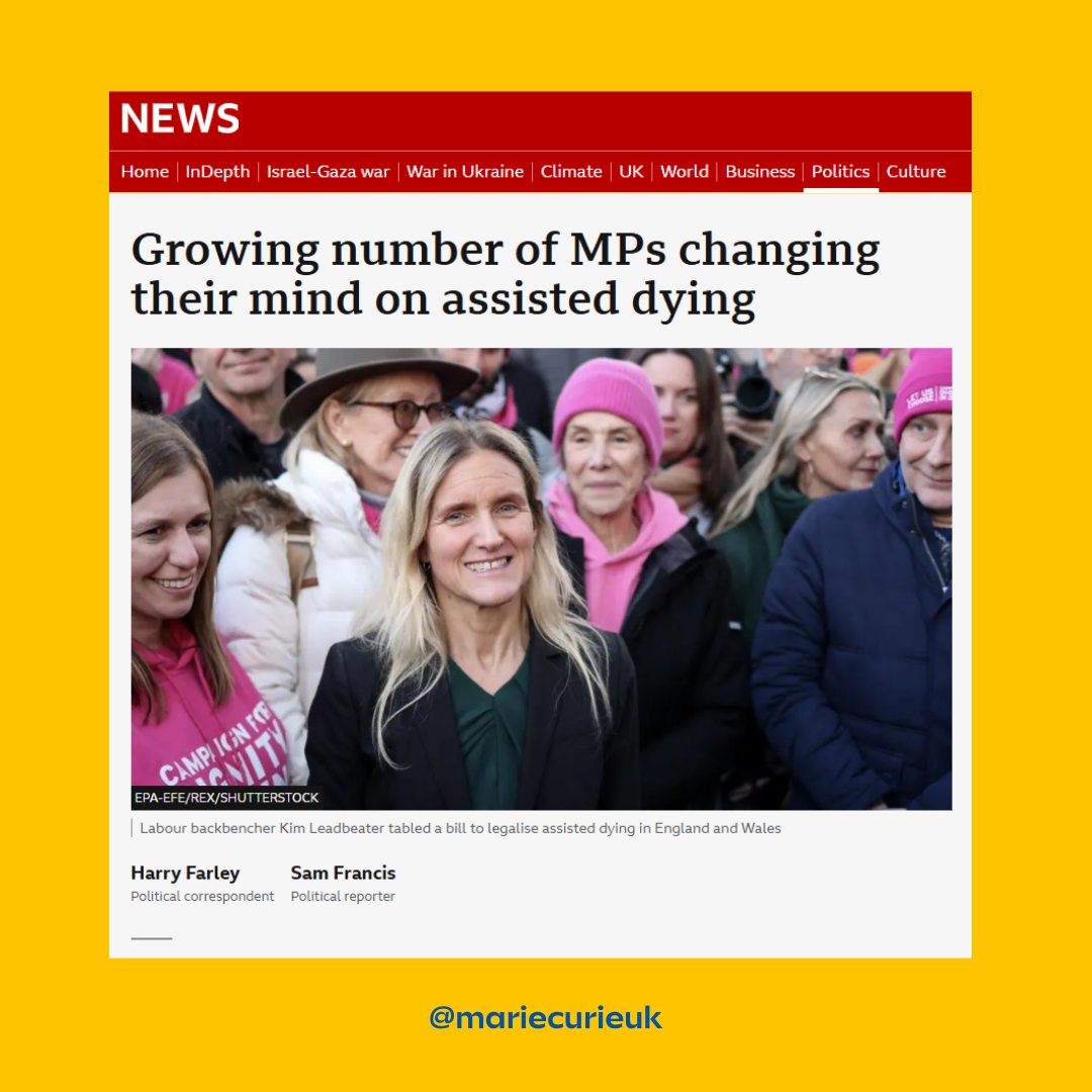 The Assisted Dying Bill is being debated again in Parliament next Friday.

👉  As part of the debate, it's crucial politicians recognise the broken state of palliative care in the UK and take action to fix it.

There are lots of different thoughts and opinions on assisted dying.