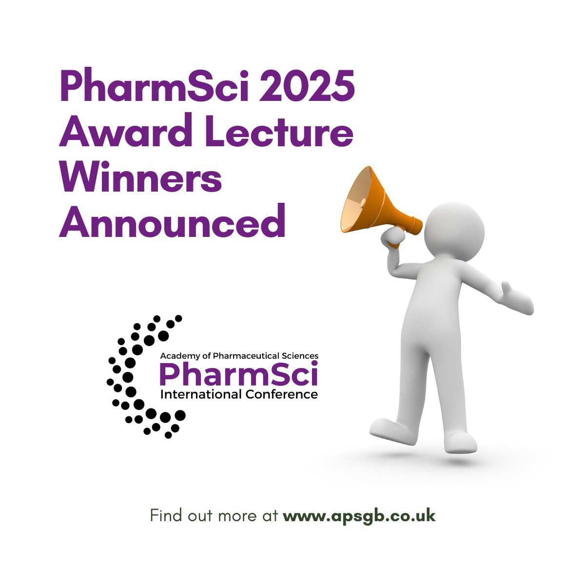 The APS is pleased to announce the PharmSci 2025 Award Lecture Winners.  Thank you to everyone who applied and many congratulations to our winners who you can see at PharmSci 2025.  Find out more at apsgb.co.uk/blog/aps-annou…
