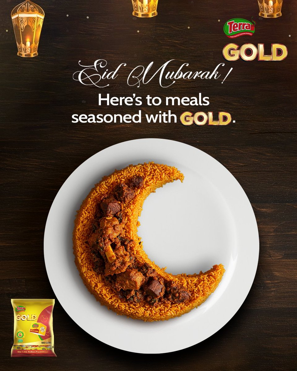 iamterragold's tweet photo. As we gather in gratitude, may every dish, every moment, shine with joy and GOLD.
Eid Mubarak!
#OneCubeEndlessPossibilities
#TerraGoldCube
#NothingHoldsBackGOLD https://t.co/LvMyLEGuoE