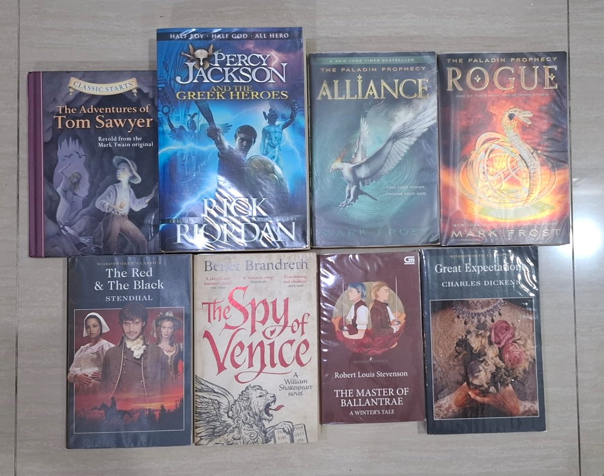 takagi_kaze's tweet image. Jika aku jual buku novel inggris murah apakah ada yang mau?
Harganya 50.000 aja, udah disampul plastik juga
Link co oren:
shopee.co.id/bellalisahouse