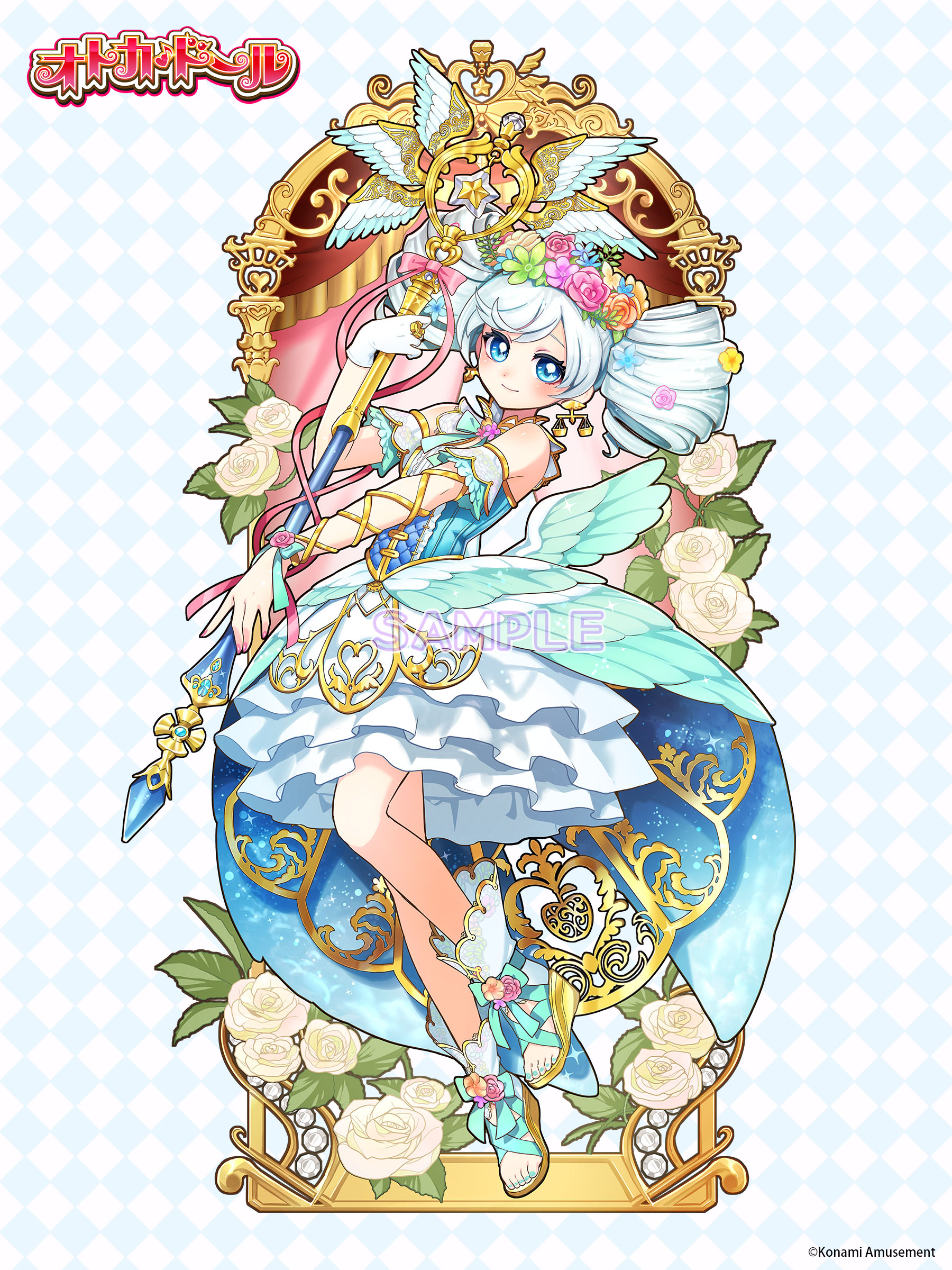 オトカドール ライバルカード 3弾 大天使 ミカ子 QR PR クイーンレア