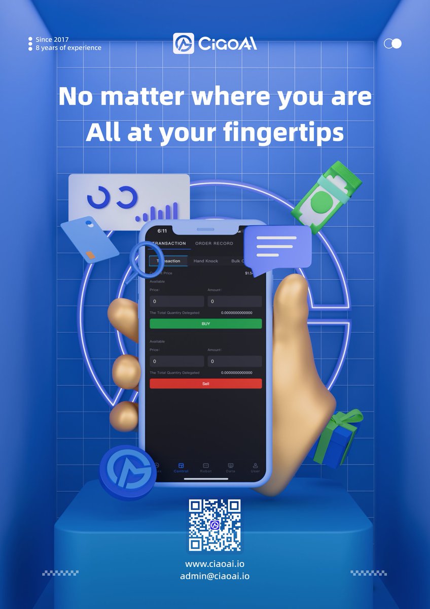 ✨ No matter where you are, CiaoAI keeps you in control.

📱 Our platform adapts seamlessly across devices — phone, tablet, or desktop — so you can monitor your market-making bots in real time, 24/7.

📊 Track performance, adjust strategies, and stay ahead of the market — all at