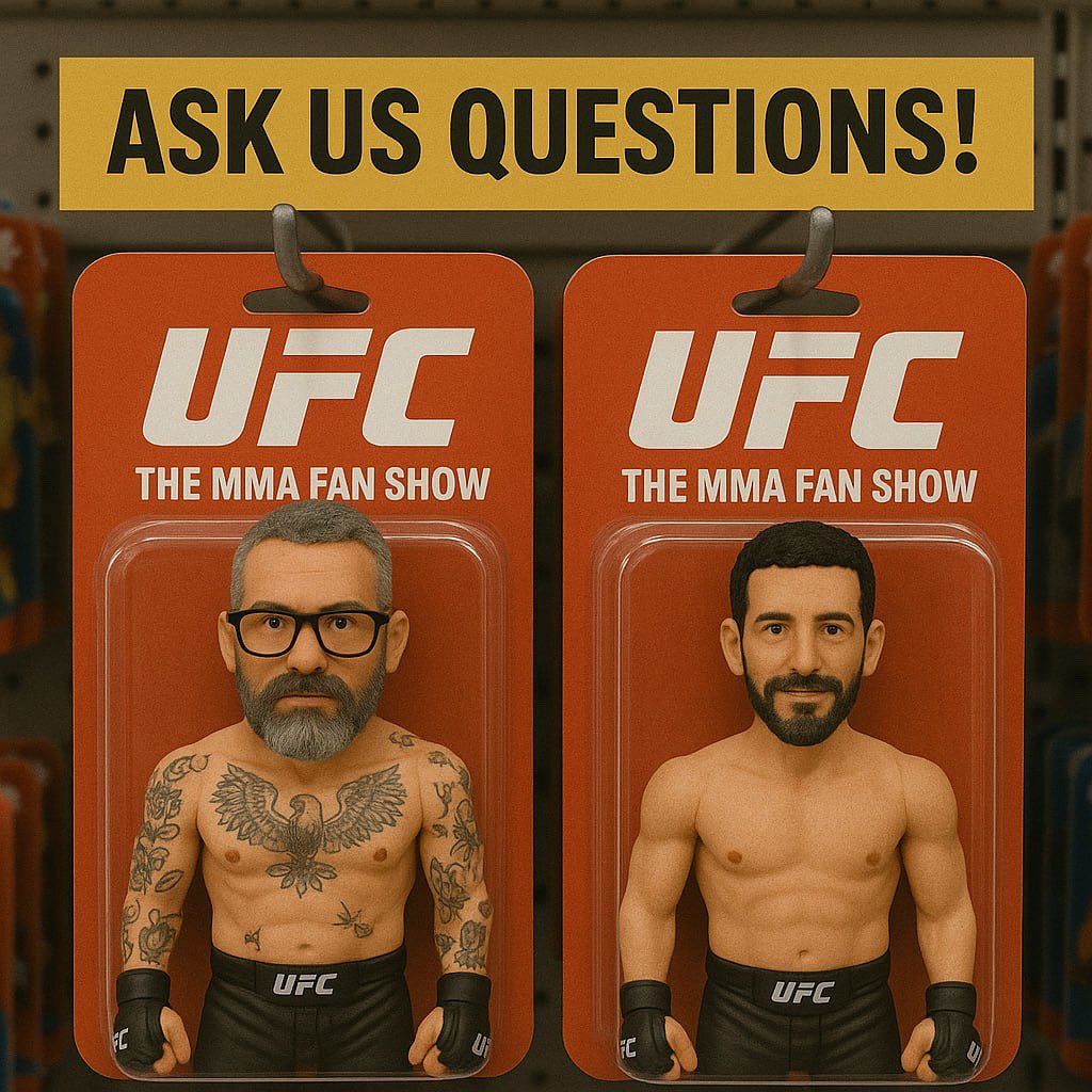 Comment with your MMA questions as we are gonna record a listener questions show next week