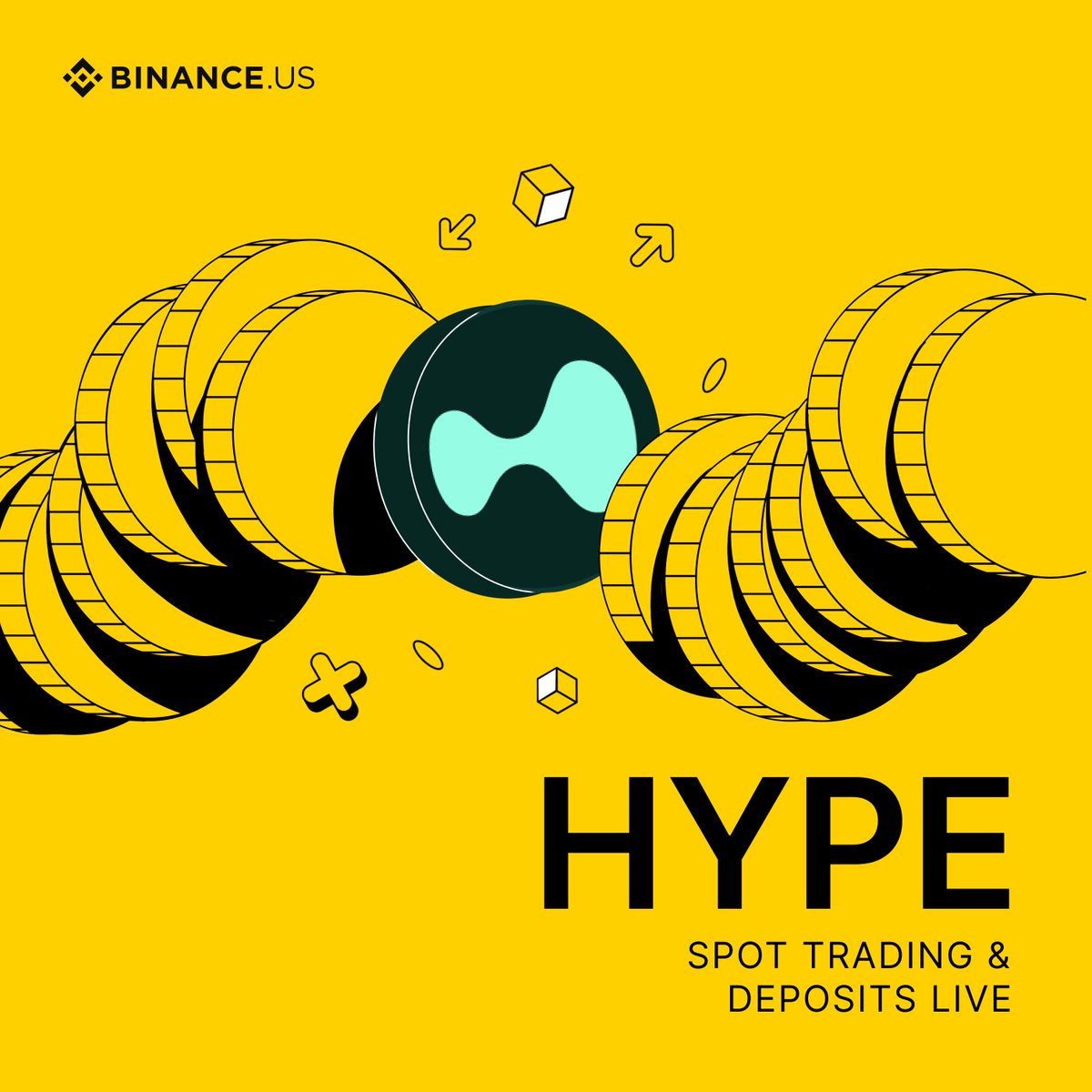 Binance.US 🇺🇸 (@binanceus) on Twitter photo $HYPE spot trading is now live on Binance.US, a first for U.S. customers!
🔸Trade HYPE/USDT and HYPE/USD pairs
🔸Deposit via the HyperEVM network
<a href="/HyperliquidX/">Hyperliquid</a> is a fully onchain DEX for perpetual futures and spot trading.
Learn more: bit.ly/binanceus-hype $HYPE spot trading is now live on Binance.US, a first for U.S. customers!
🔸Trade HYPE/USDT and HYPE/USD pairs
🔸Deposit via the HyperEVM network
<a href="/HyperliquidX/">Hyperliquid</a> is a fully onchain DEX for perpetual futures and spot trading.
Learn more: bit.ly/binanceus-hype