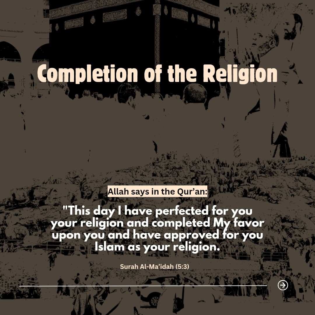 On this day, Allah revealed:
"This day I have perfected for you your religion..."🕊️✨
[Surah Al-Ma'idah 5:3]
It’s not just any day. It's the crown of Islam.👑
#YawmArafah #Quran #Hajj #Islam